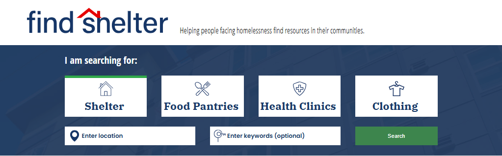 Find Emergency Shelter on HUD.gov